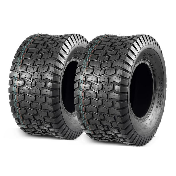 Set of 2 18x8.50-8 4 PR Turf Tires For Lawn Garden Mower 18x8.5-8 LRB Front Rear Tubeless Tire 